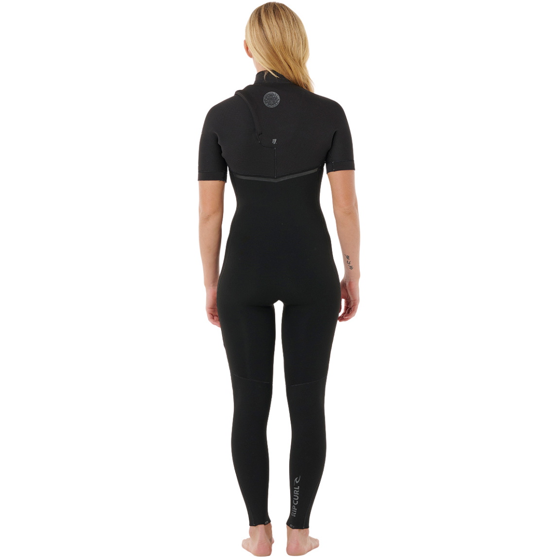2026 Rip Curl Womens E-Bomb 2mm Zip Free Short Sleeve Wetsuit 16WWFS - Black